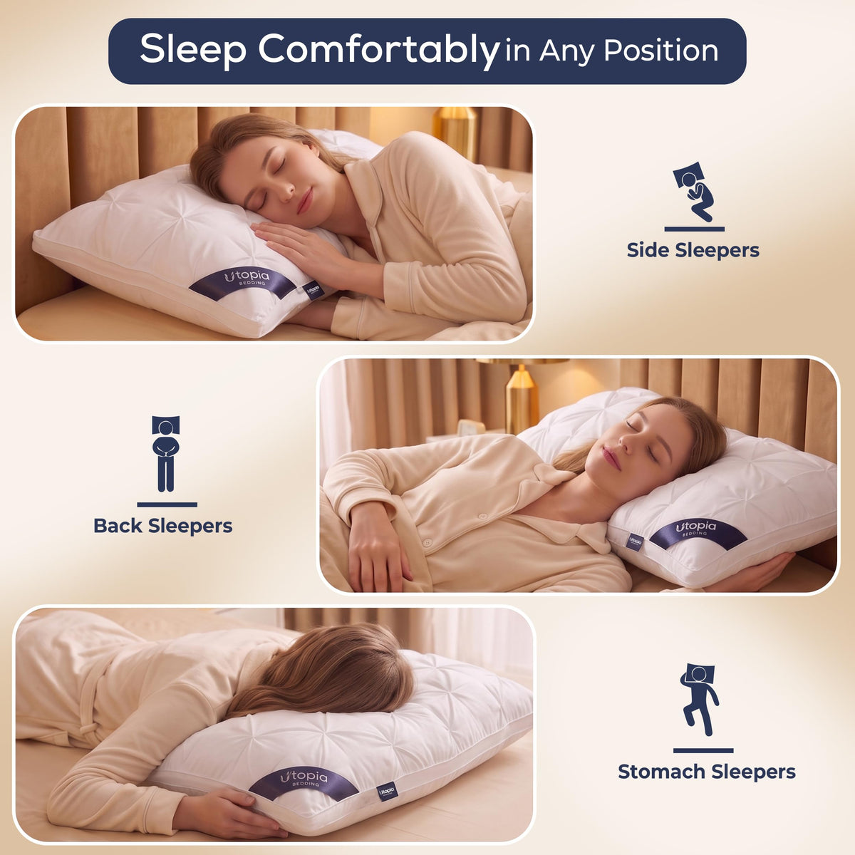 Pintuck Pillow - 2 pack
