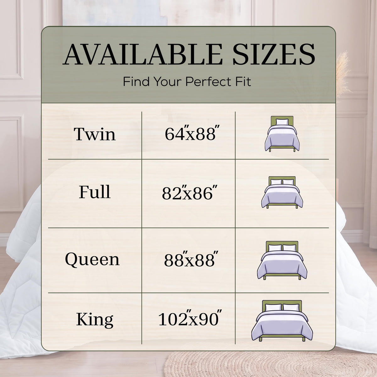 Zig Zag Quilted Comforter