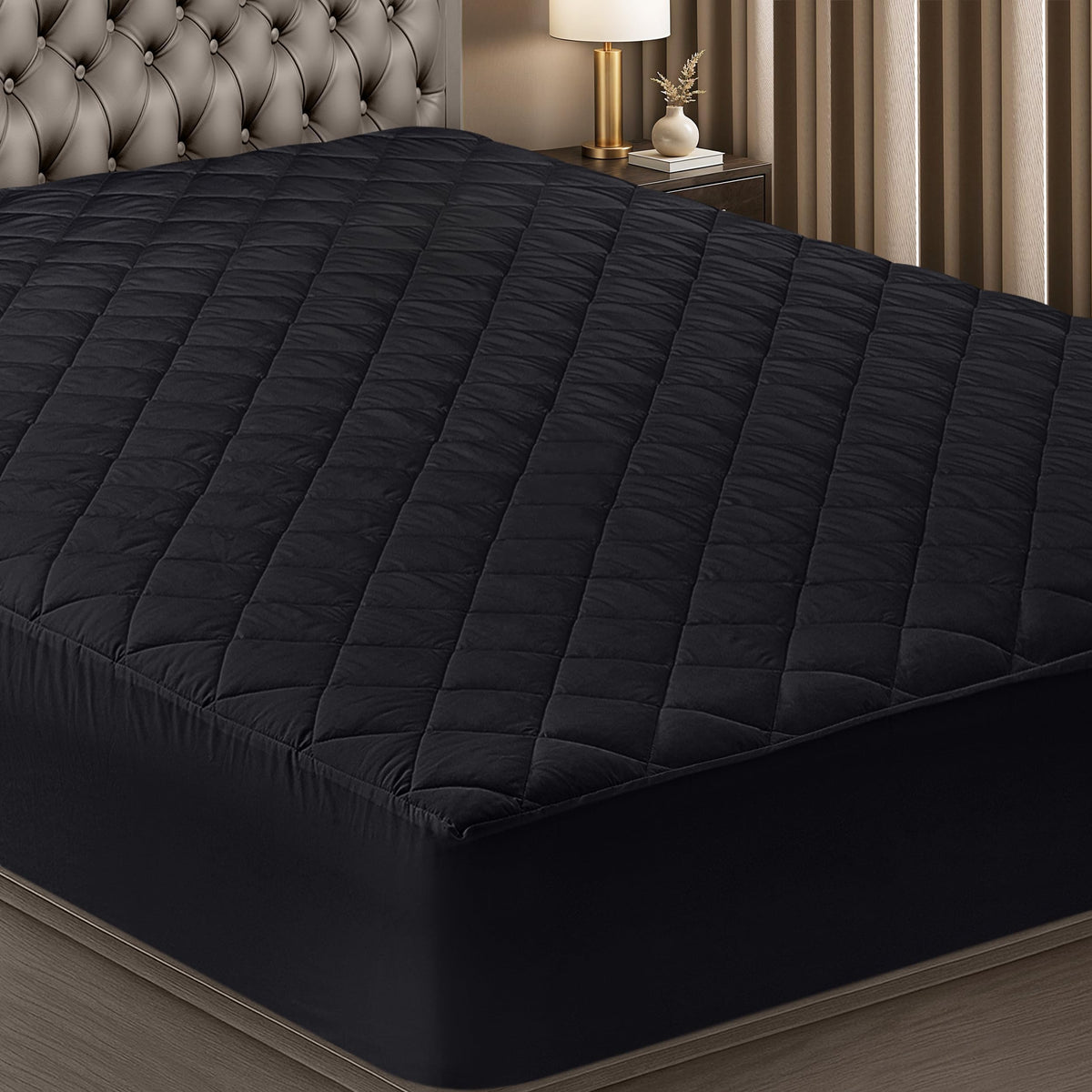 Quilted Fitted Mattress Pad
