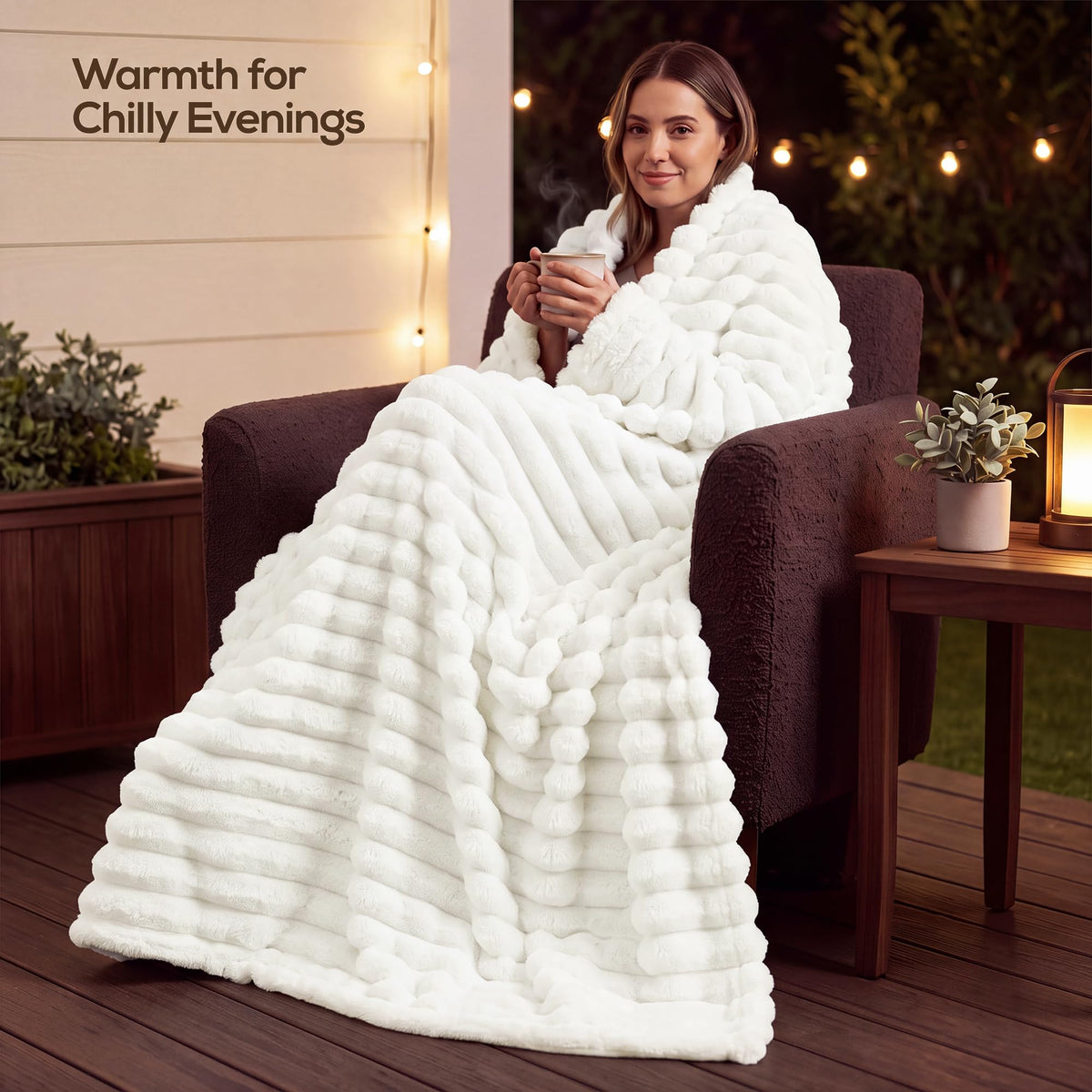 Stripe Fleece Blanket