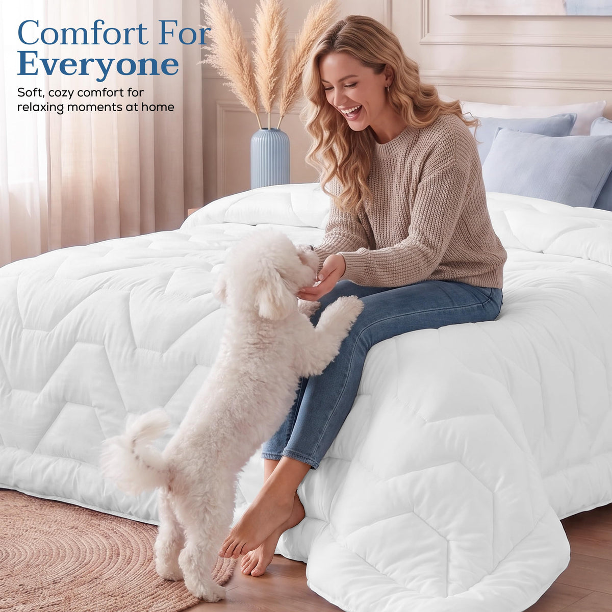 Zig Zag Quilted Comforter