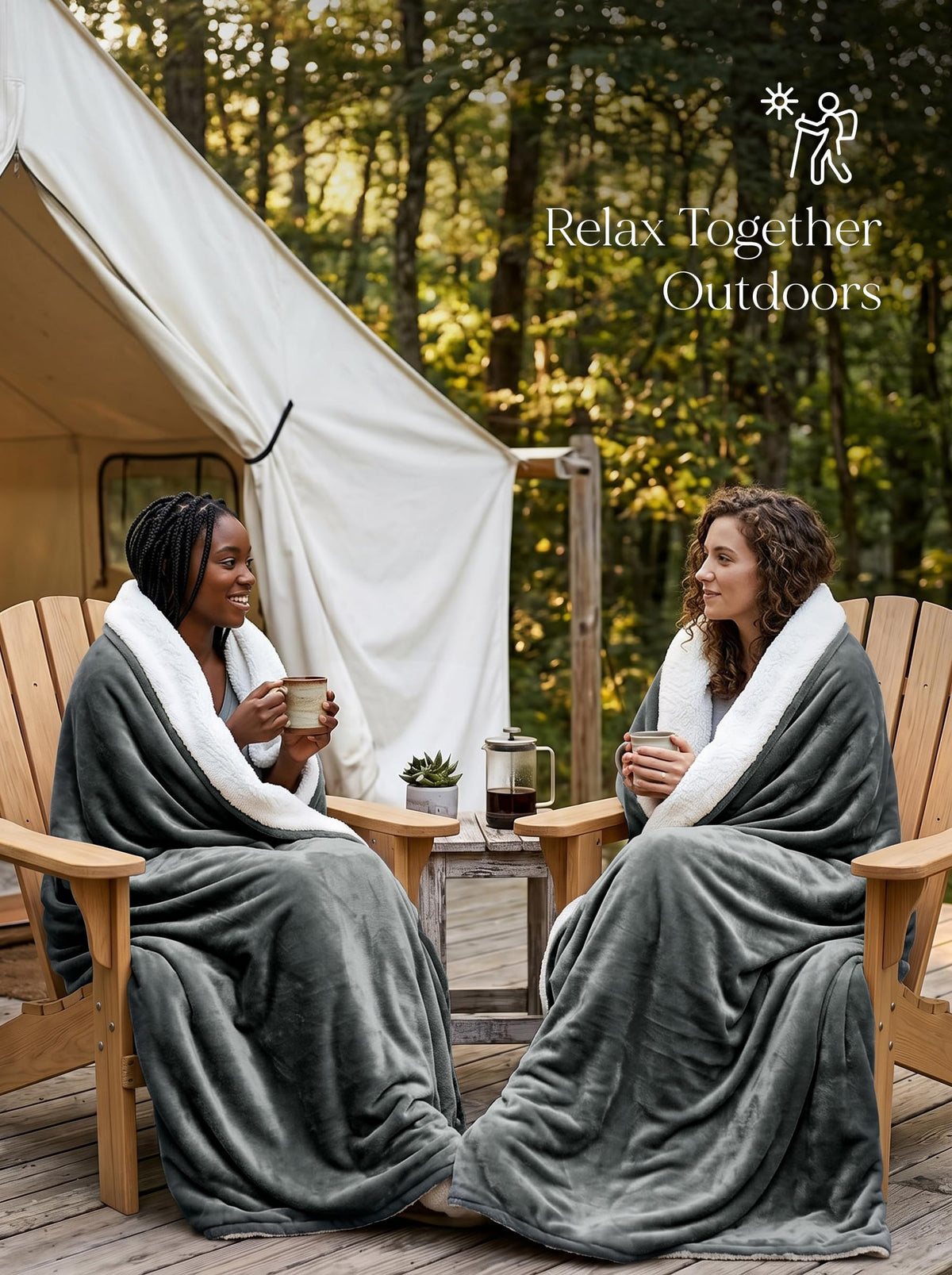 Reversible Sherpa Fleece Blanket