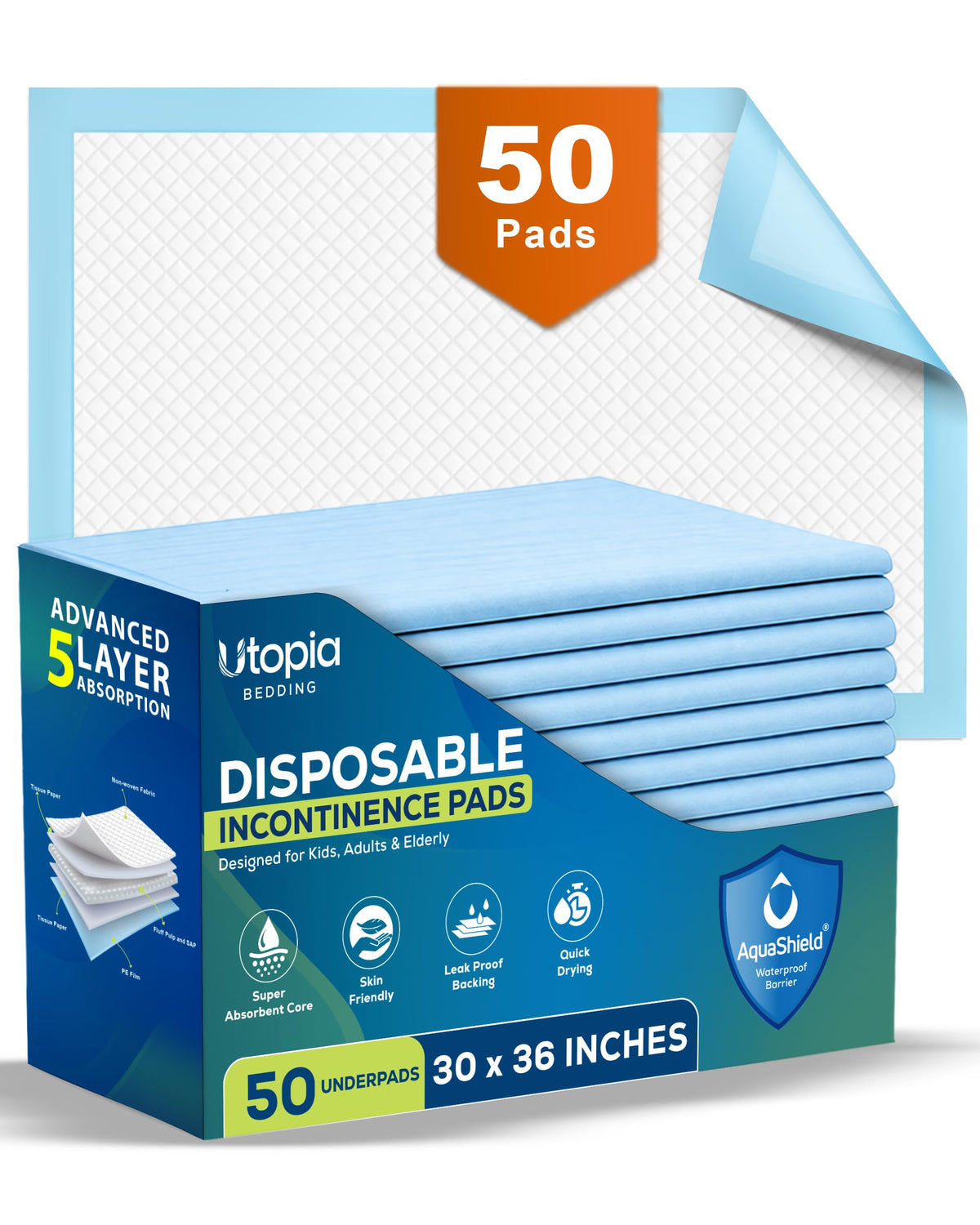 Disposable Incontinence Bed Pads