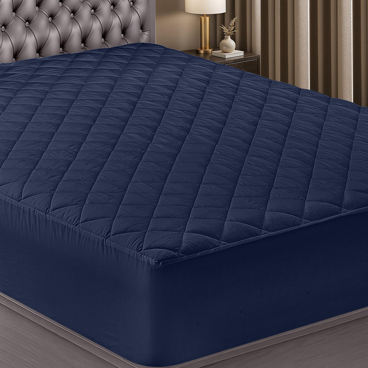 Quilted Fitted Mattress Pad