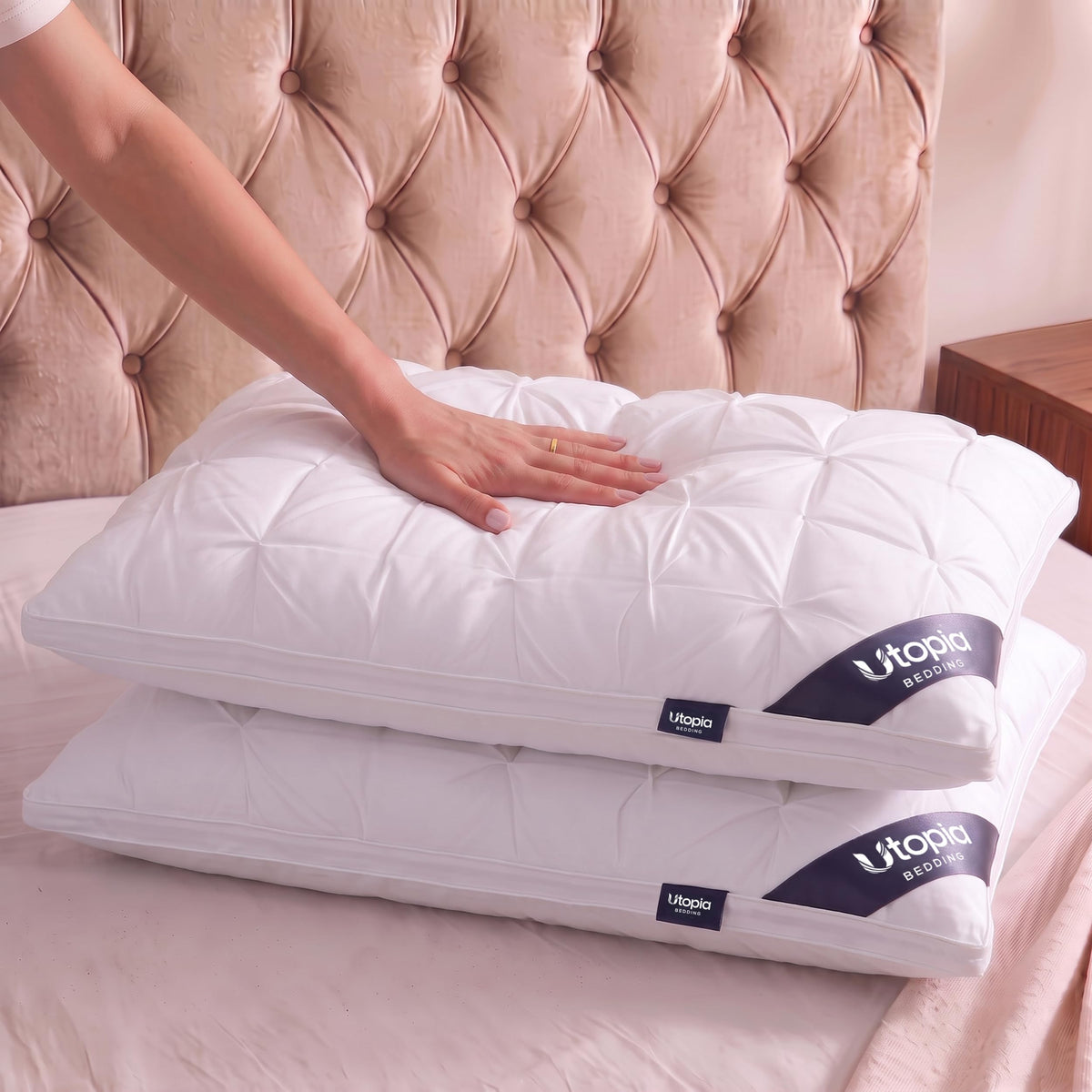 Pintuck Pillow - 2 pack