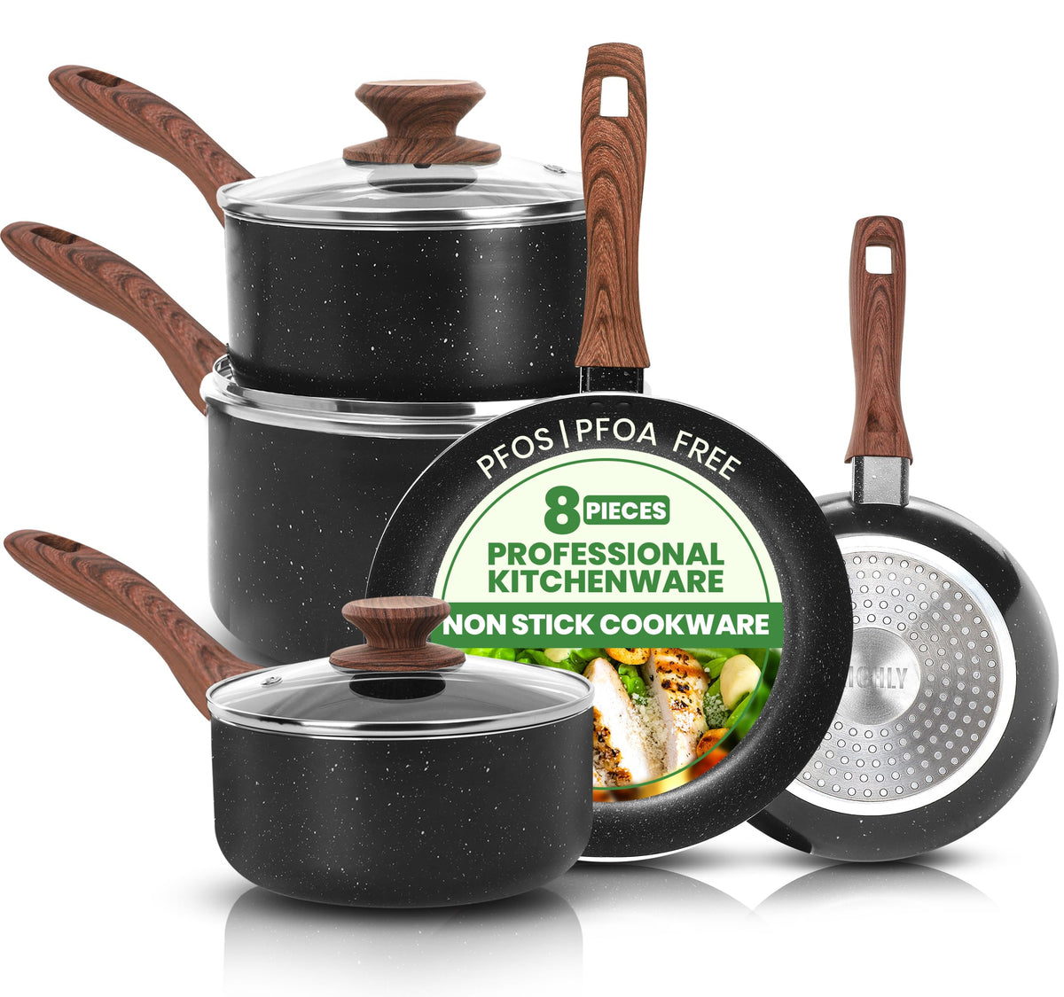 Kichly Cookware Granite Set