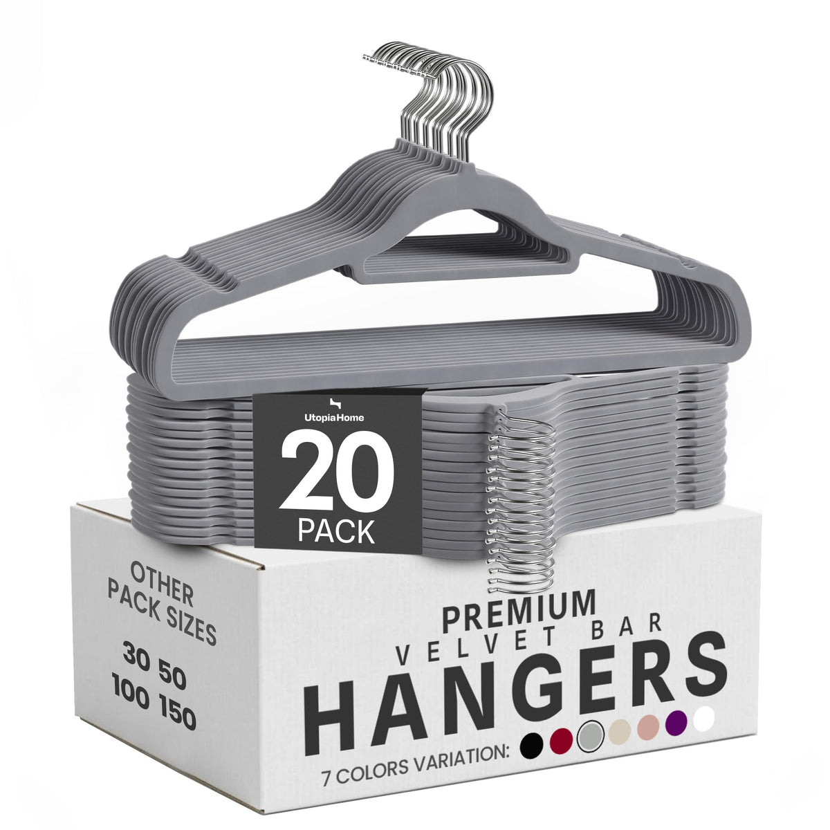 Velvet Hangers Tie Bar Black