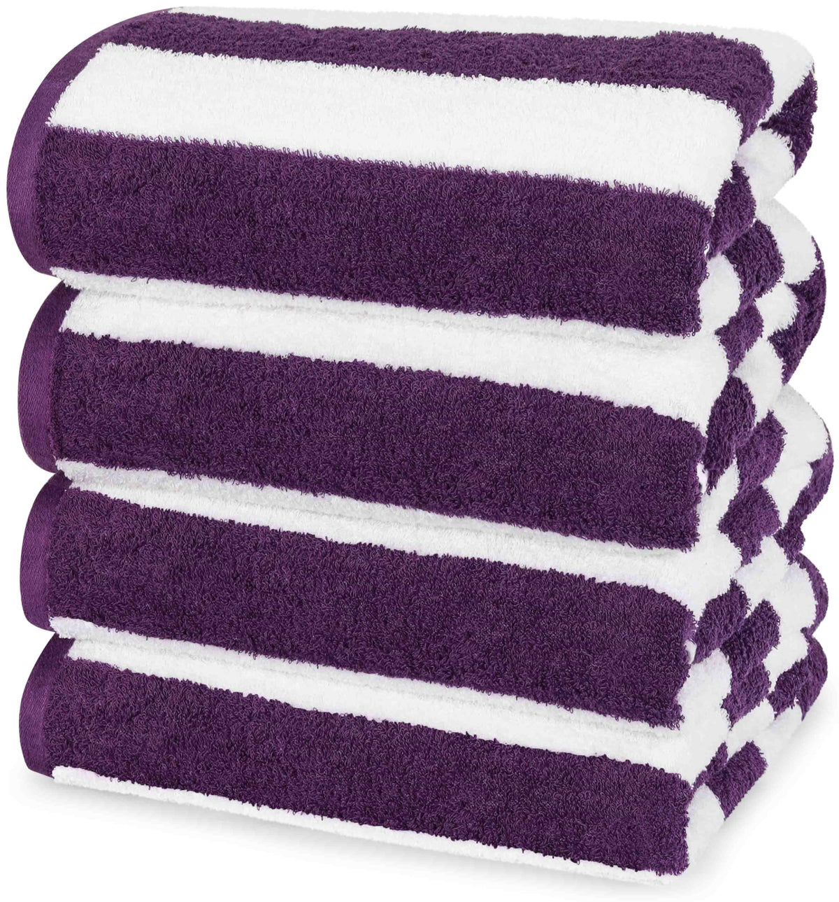 Cabana Cotton Beach Towels 6 pack, 30 x 60 in, Variety