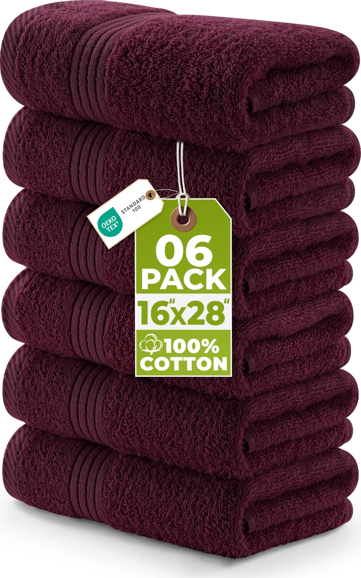 Cotton Hand Towels – 16 × 28 in