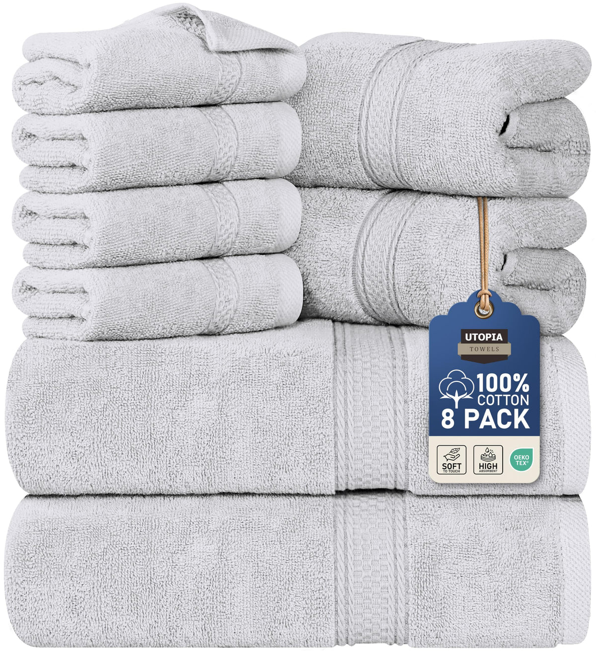 Cotton Towel Set – 8 Piece