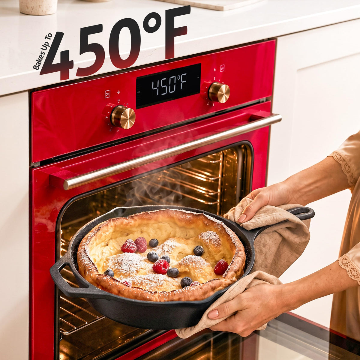 Pre-Seasoned Cast Iron Skillet, PFAS-Free