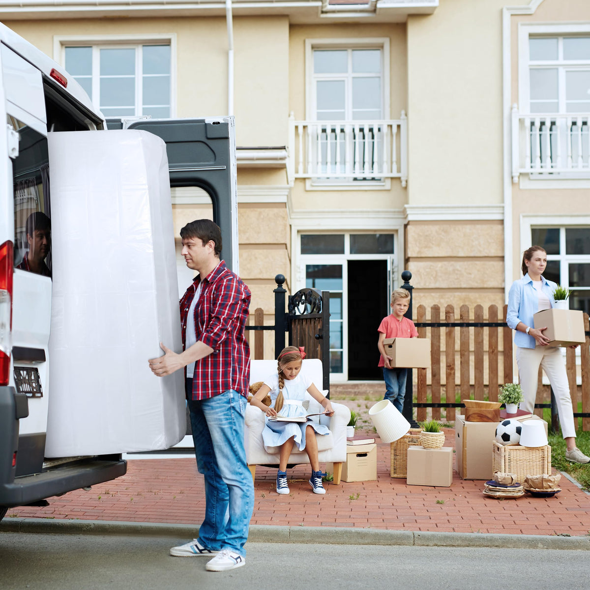 Plastic Mattress Bag for Moving and Storage 2 Mil Thick