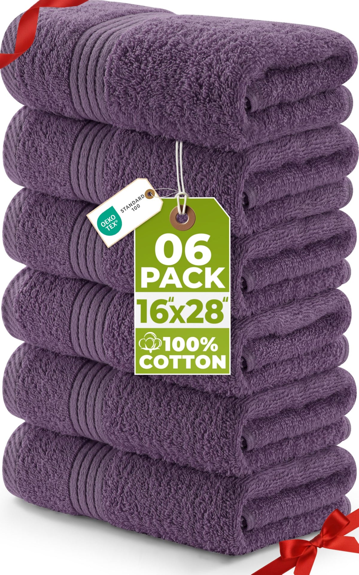 Cotton Hand Towels – 16 × 28 in
