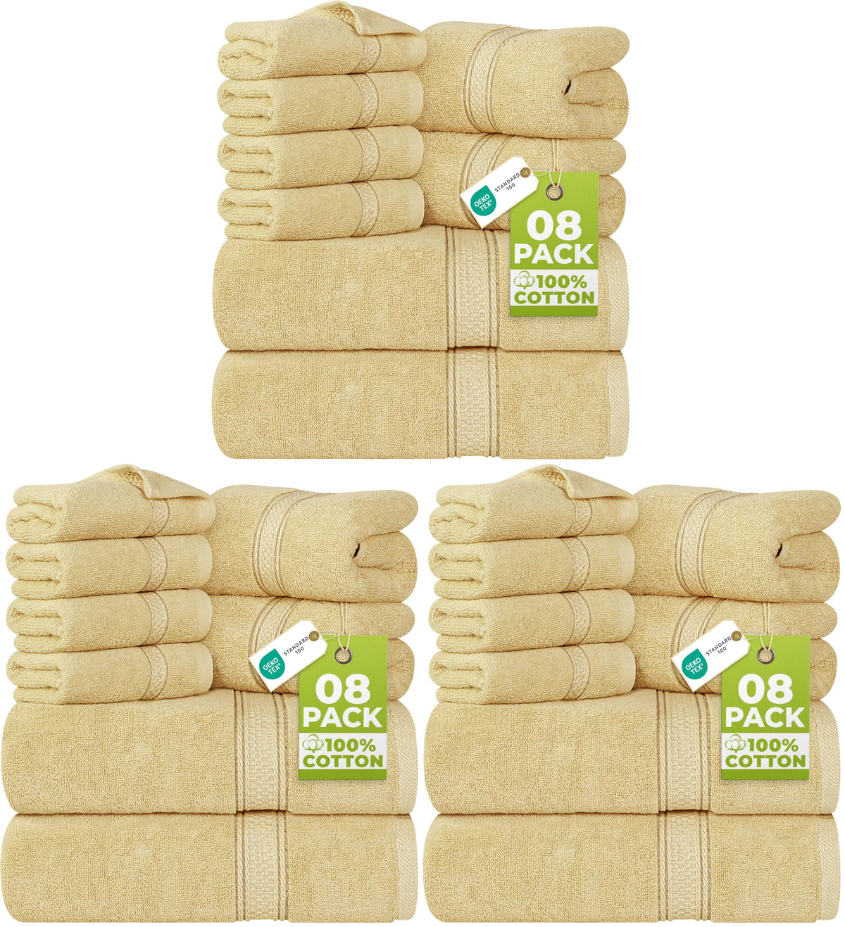 Cotton Towel Set – 8 Piece