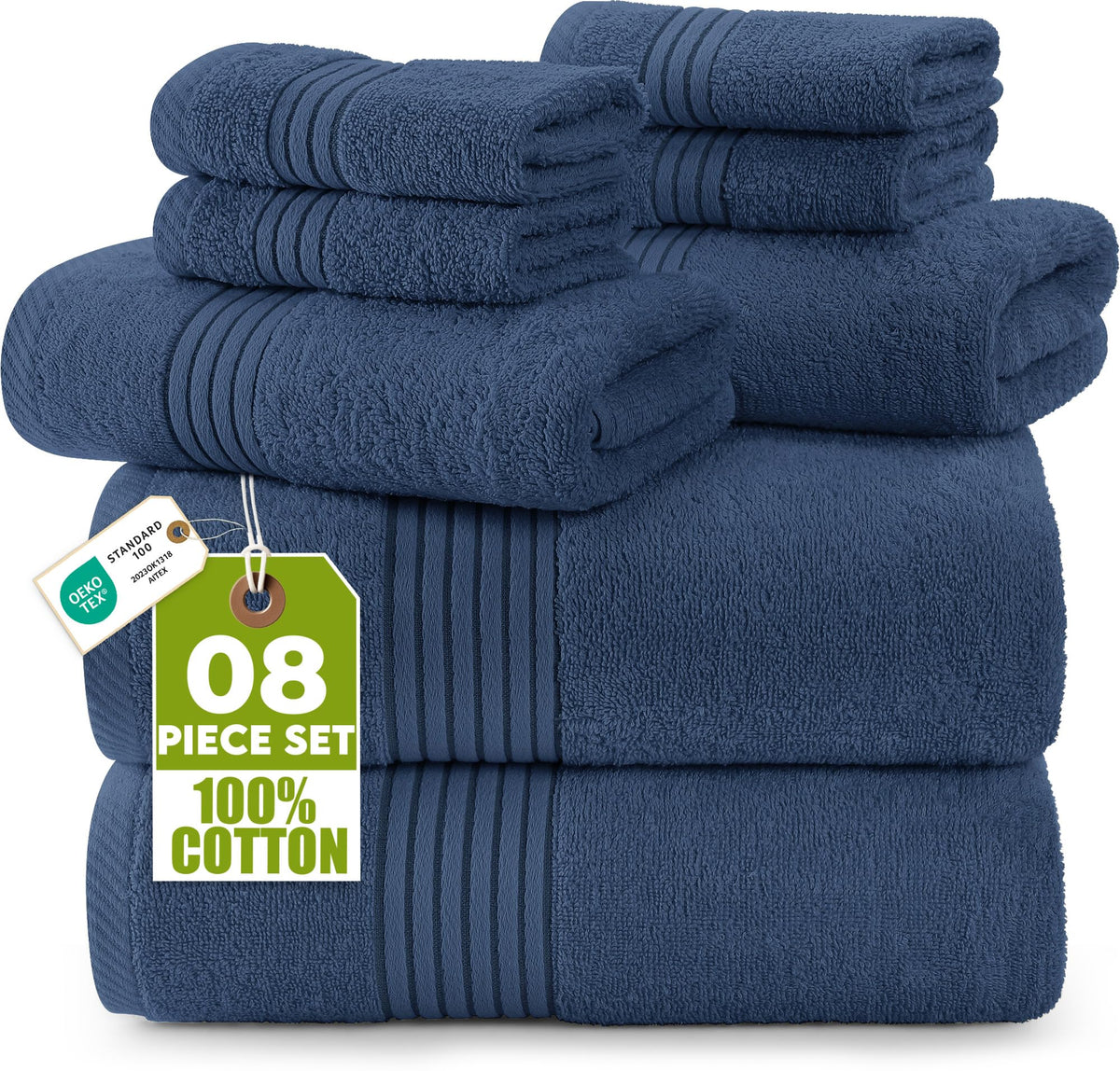 Cotton Towel Set – 8 Piece