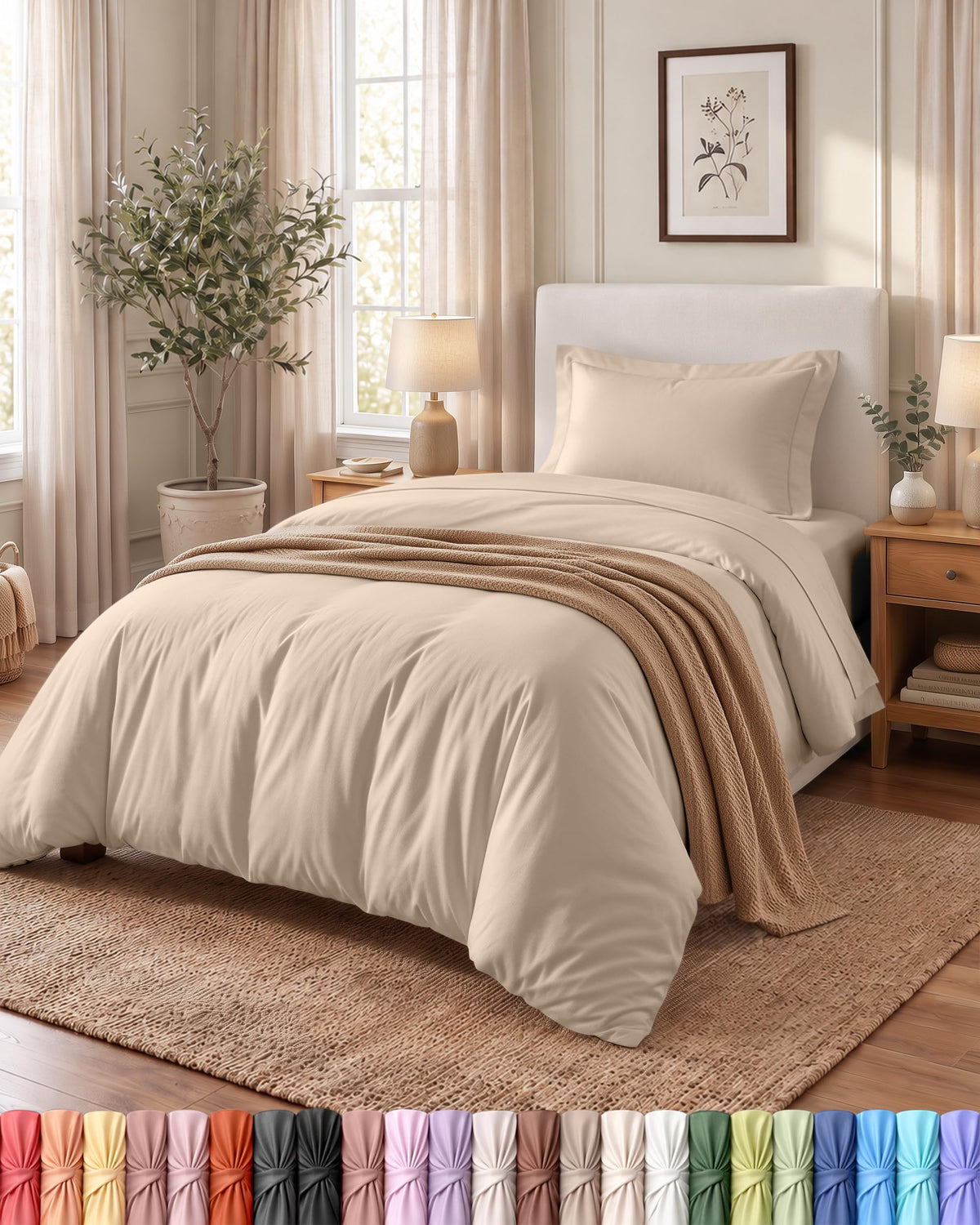 Duvet Cover, 3 Piece Set
