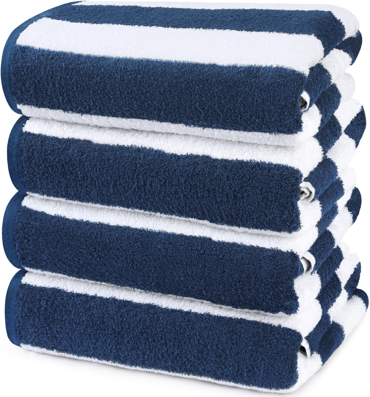 Cabana Cotton Beach Towels 6 pack, 30 x 60 in, Variety