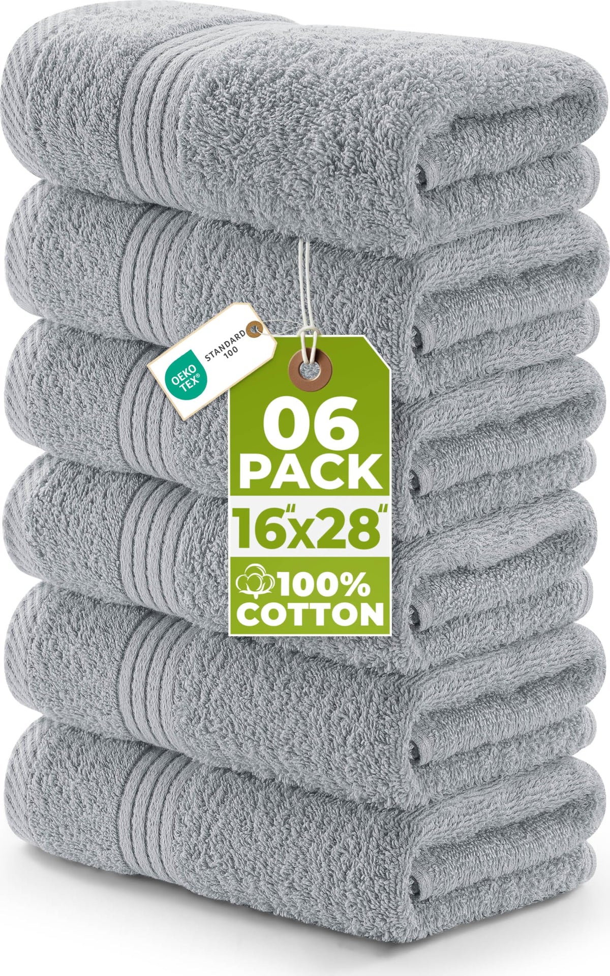 Cotton Hand Towels – 16 × 28 in