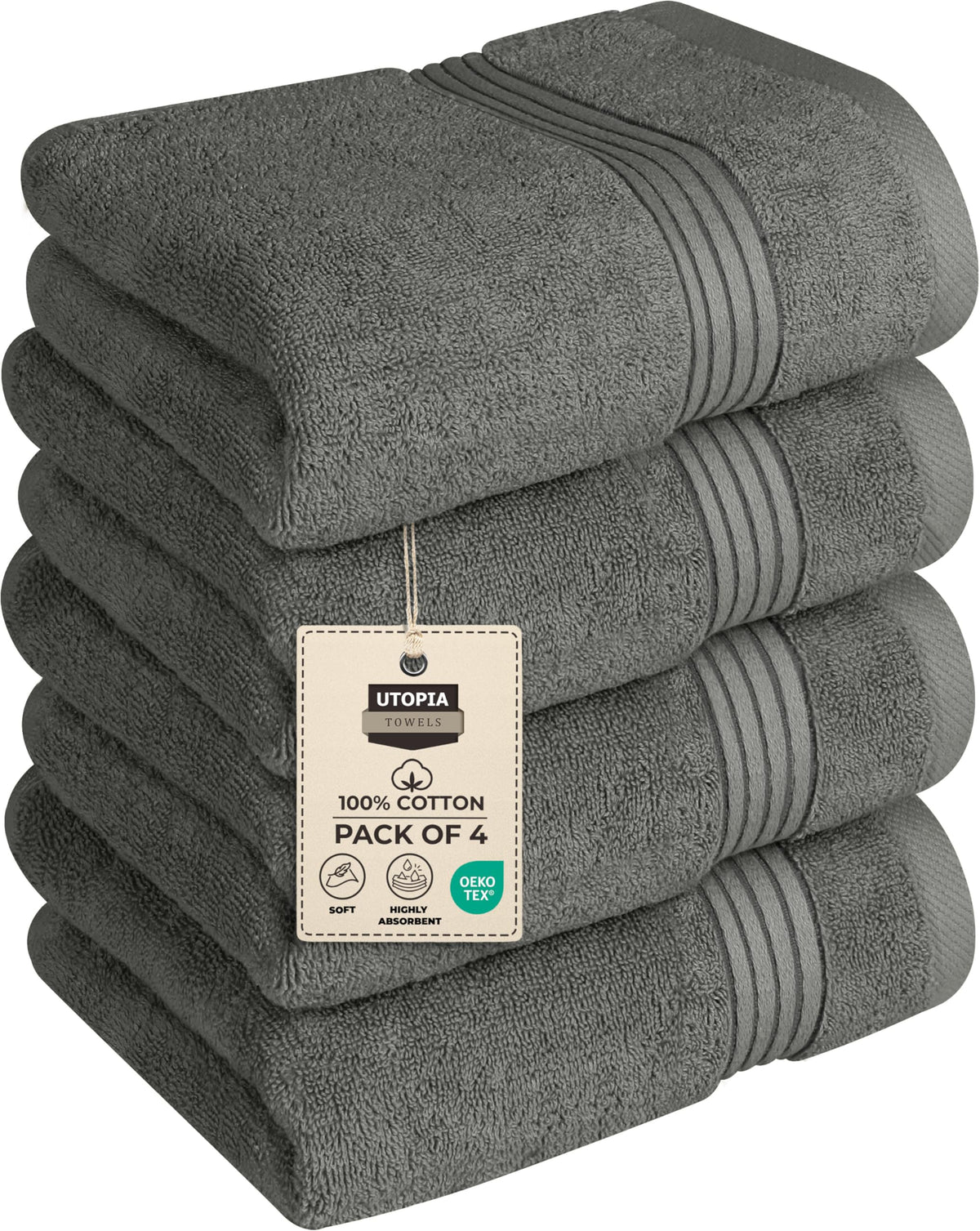 Cotton Hand Towels – 16 × 28 in