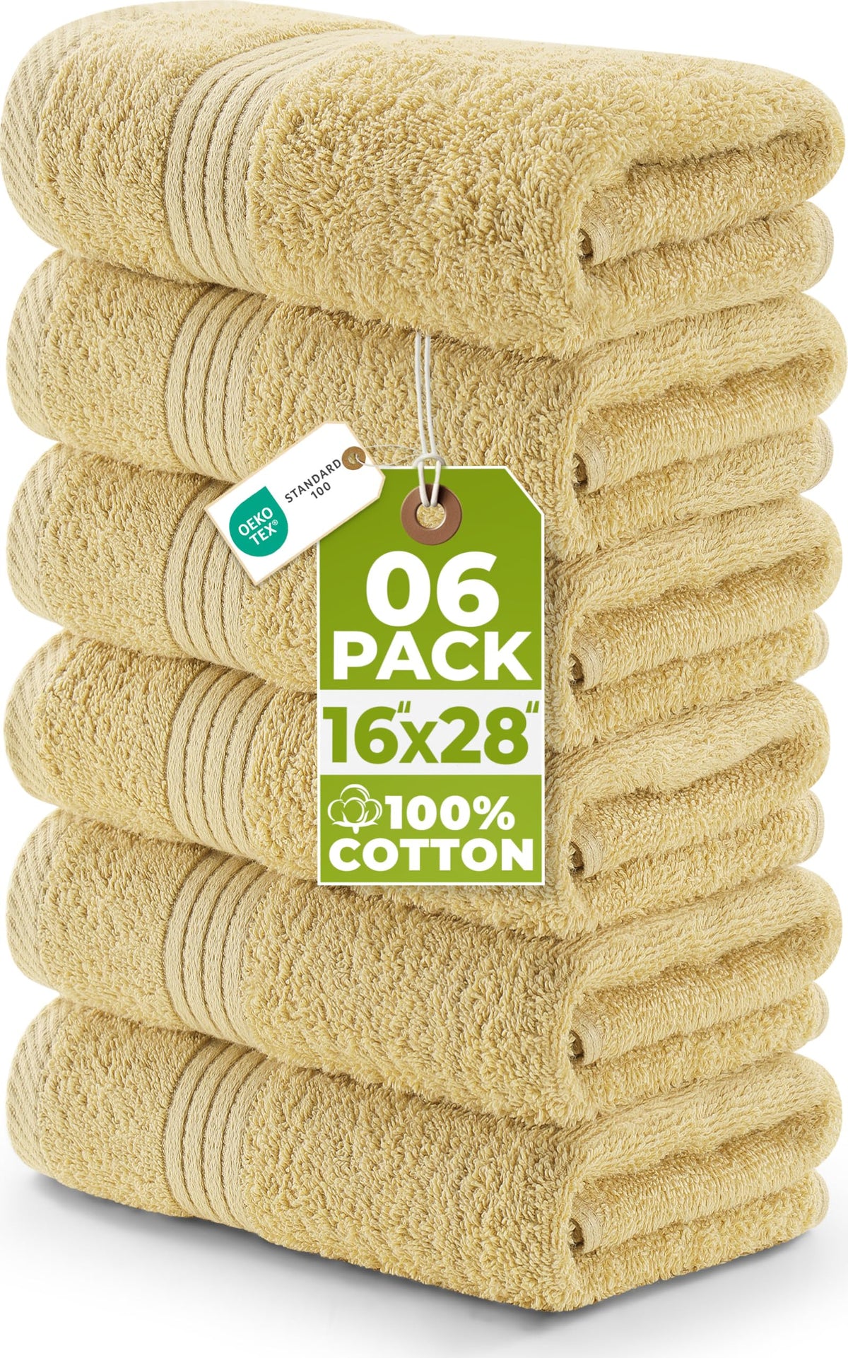 Cotton Hand Towels – 16 × 28 in