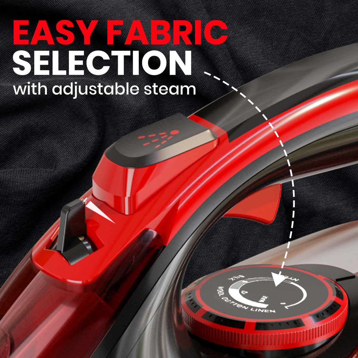 Steam Iron 1800W Black