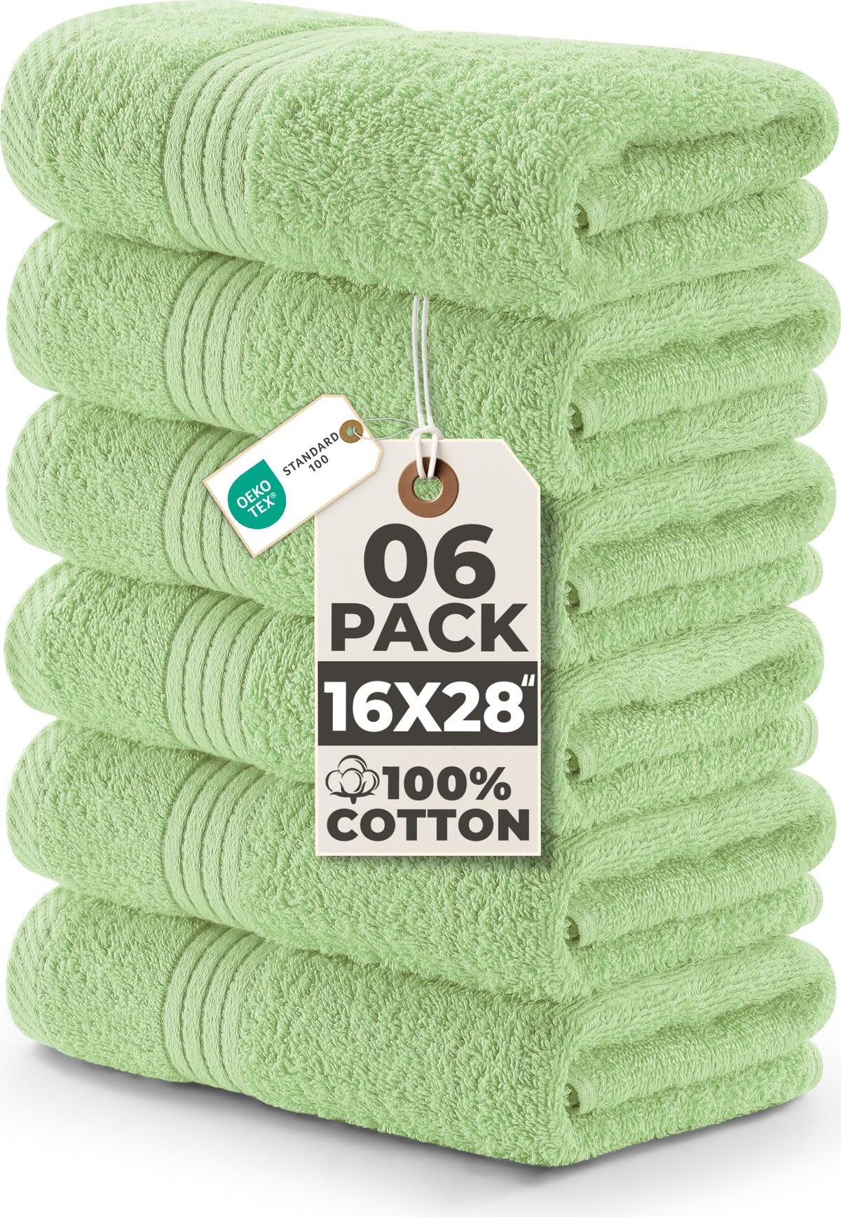 Cotton Hand Towels – 16 × 28 in