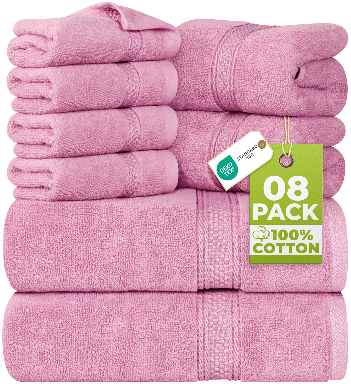 Cotton Towel Set – 8 Piece