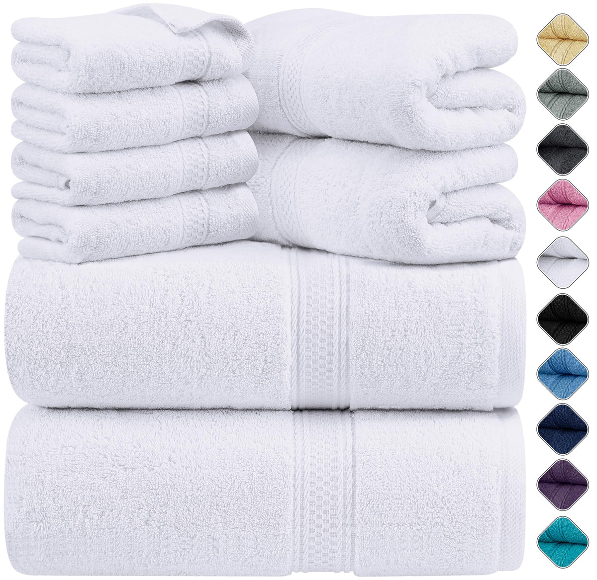 Cotton Towel Set – 8 Piece