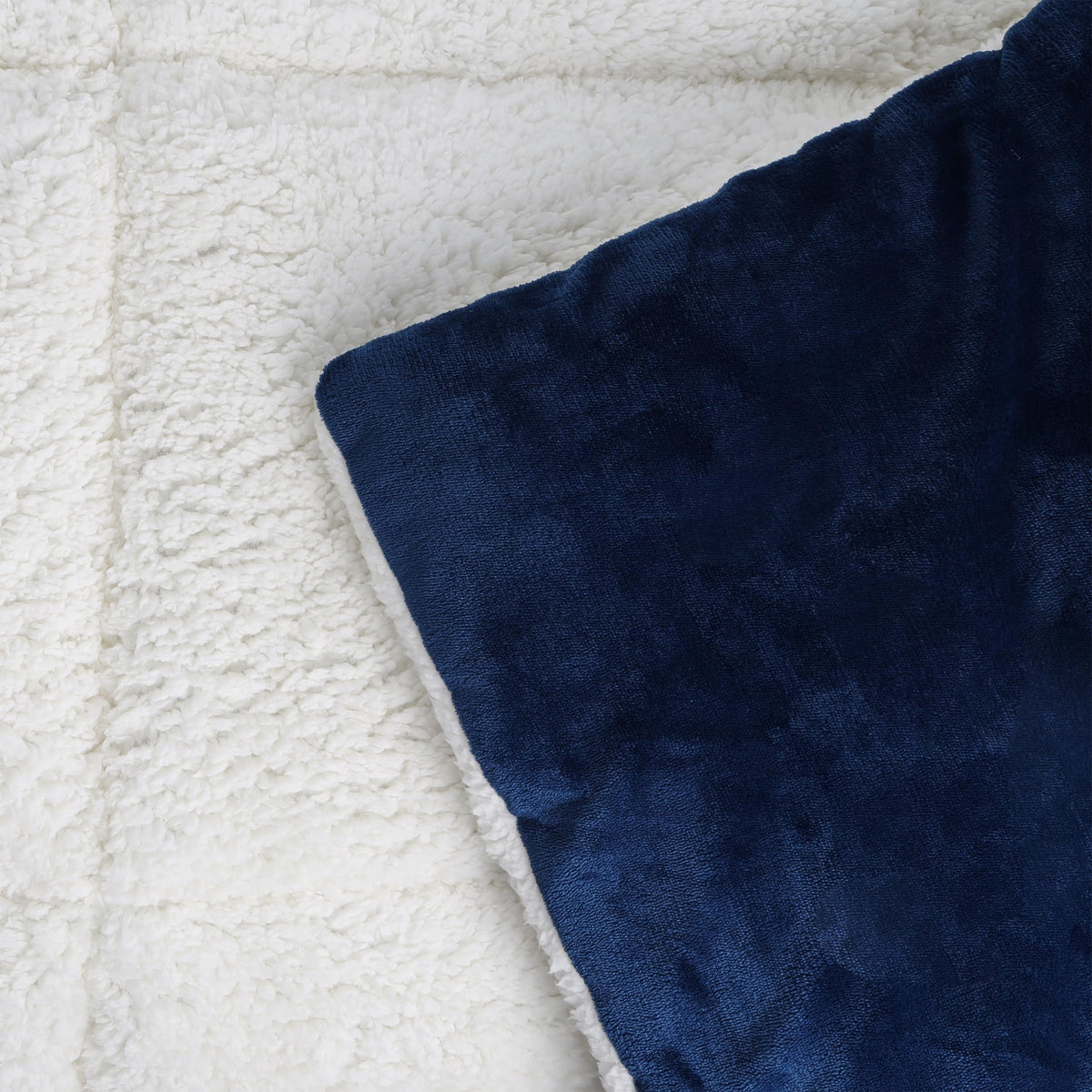 Sherpa Flannel Comforter Set Queen