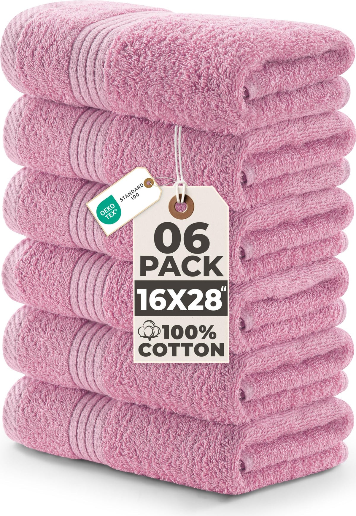 Cotton Hand Towels – 16 × 28 in