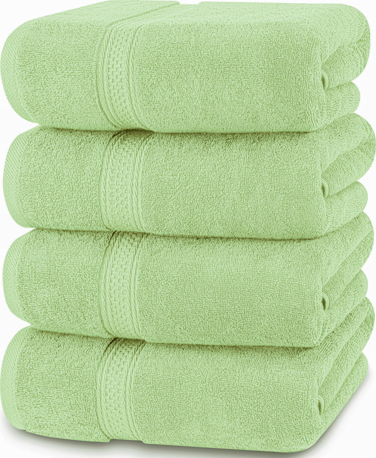 Cotton Bath Towels, 4 Pack – 27 × 54 in