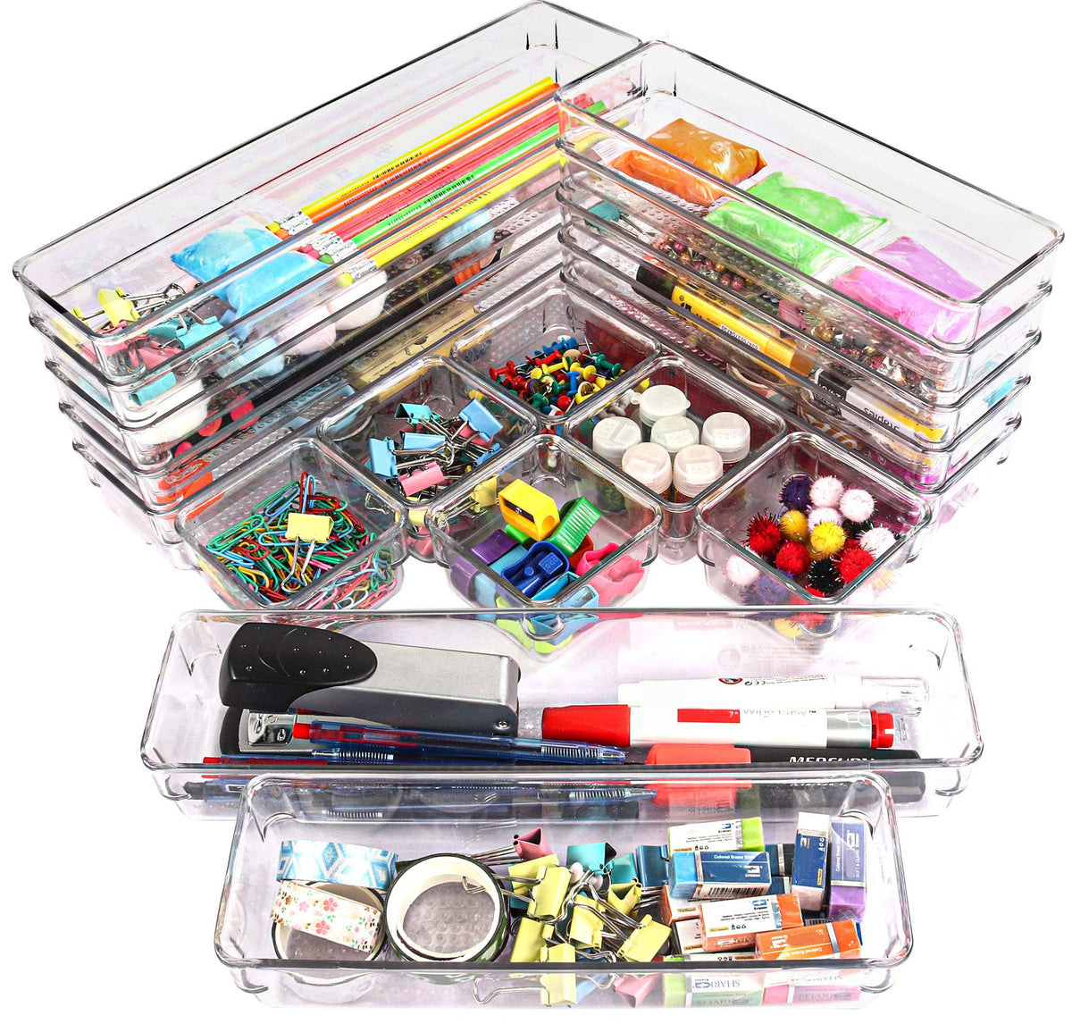 18-Piece Drawer Organizer Tray