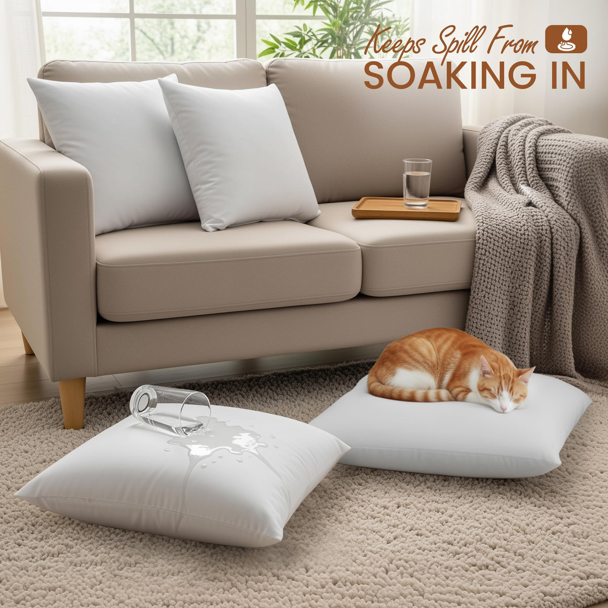 Outdoor Throw Pillow Inserts