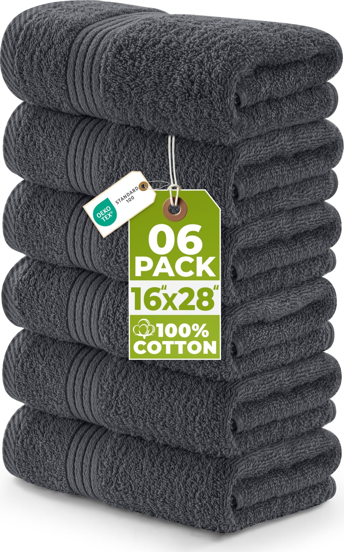 Cotton Hand Towels – 16 × 28 in