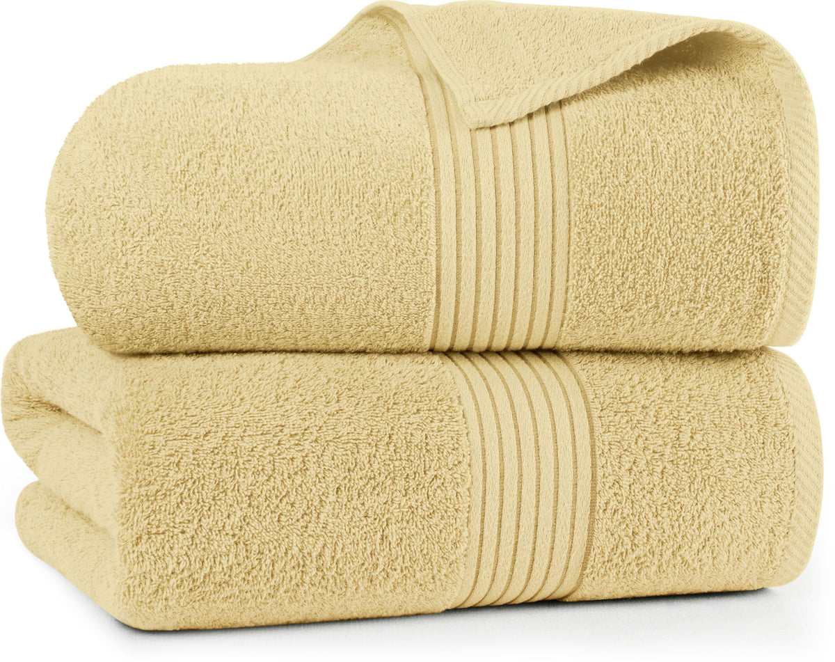 Extra Large Cotton Bath Sheets, 2 Pack – 35 × 70 in