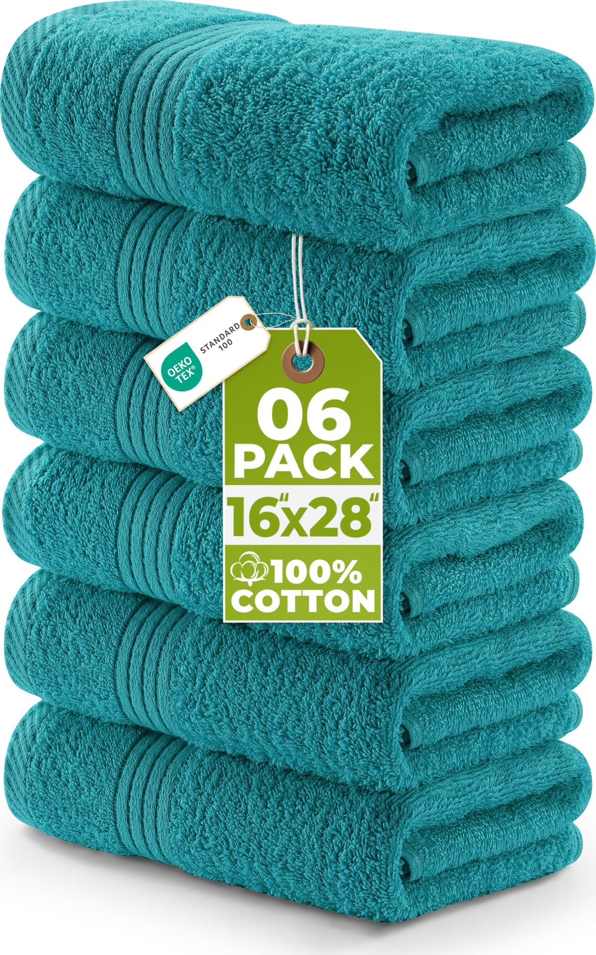 Cotton Hand Towels – 16 × 28 in