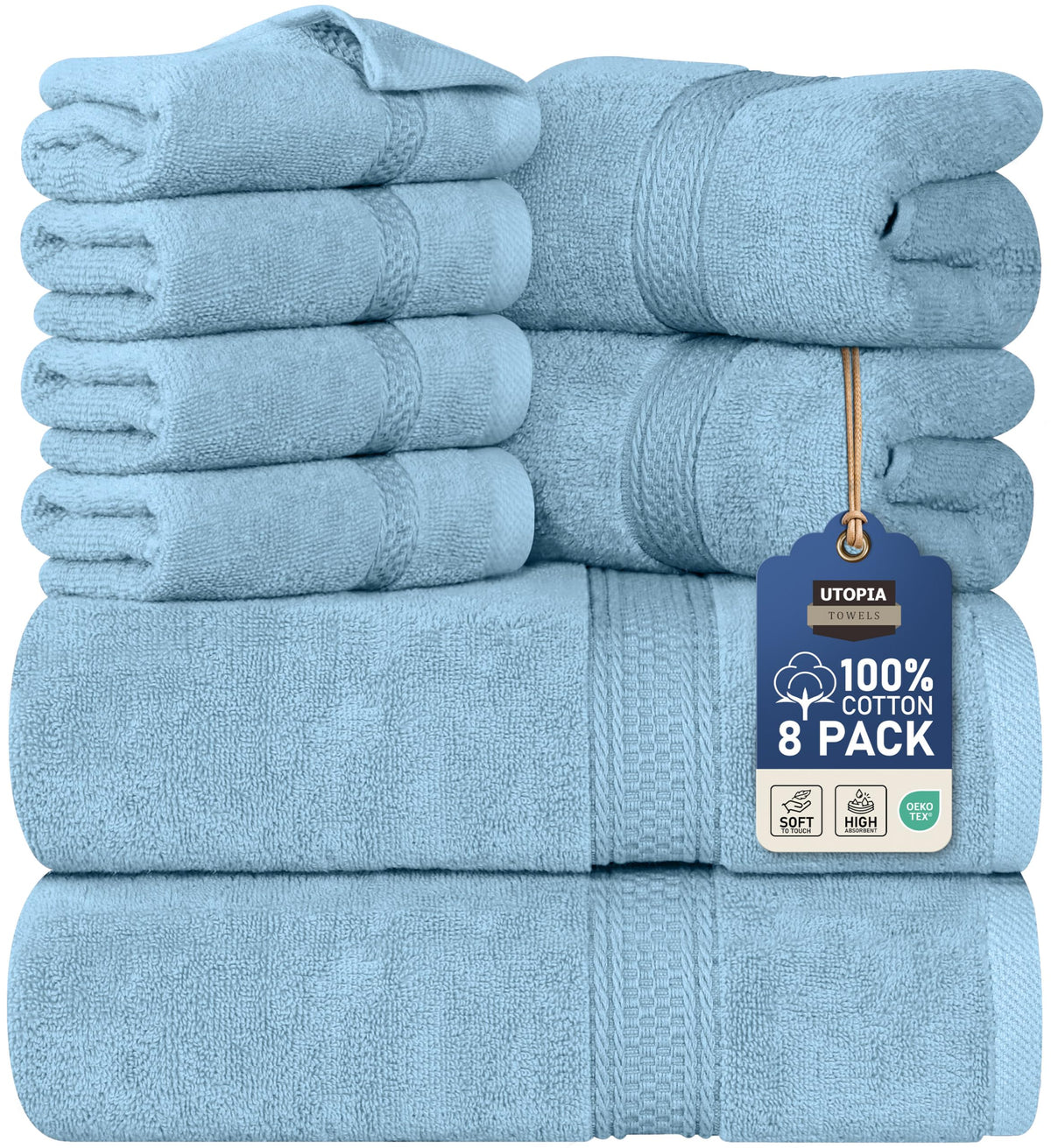 Cotton Towel Set – 8 Piece