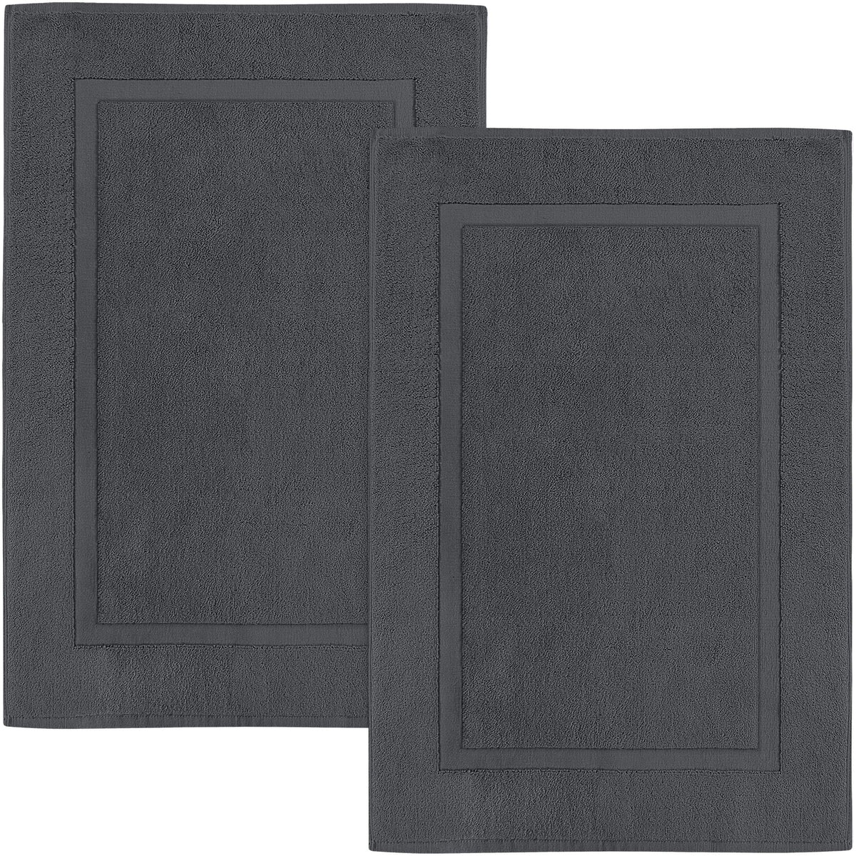 Cotton Bath Mat, 2 Pack – 21 × 34 in