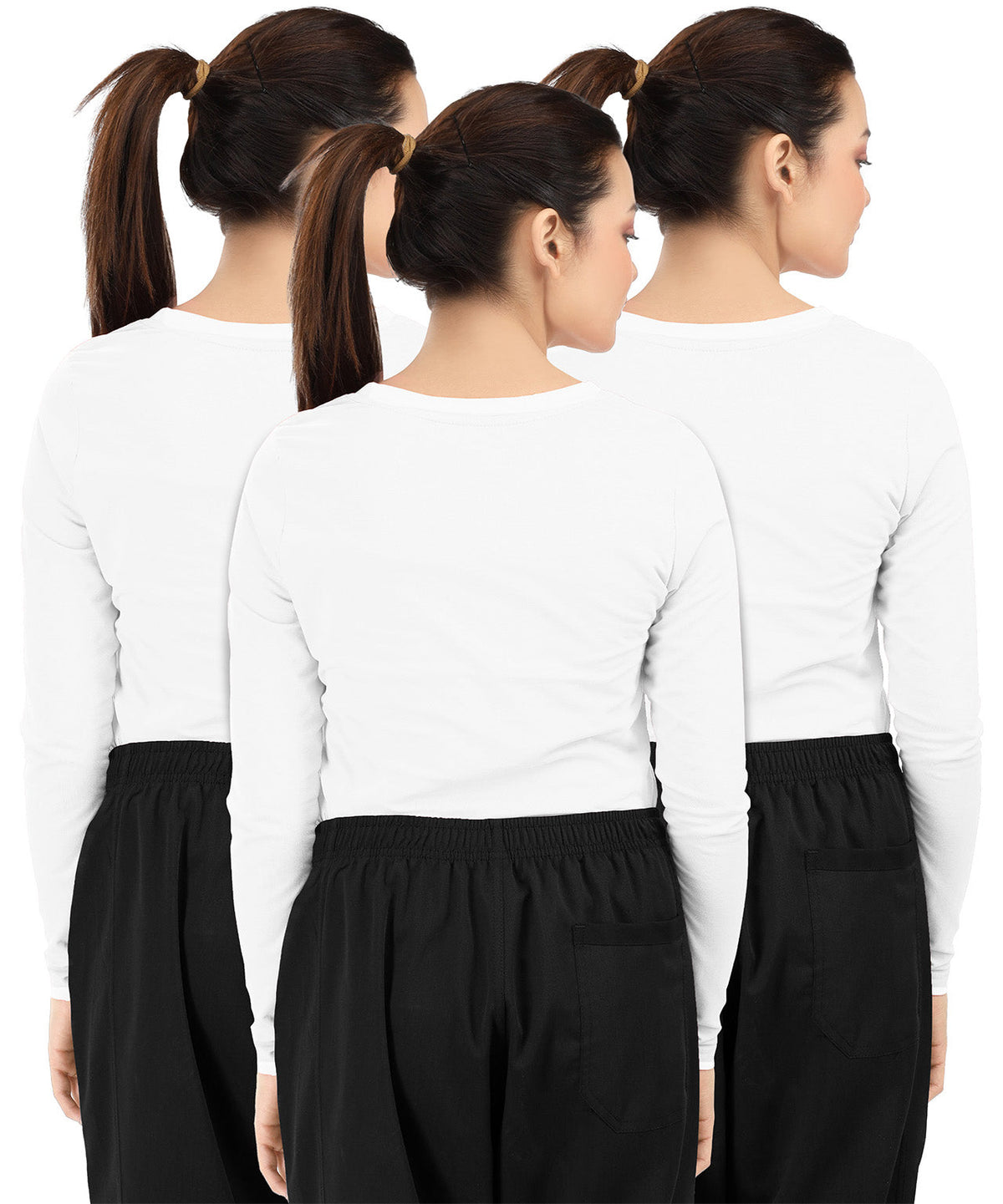 White-Pack of 3