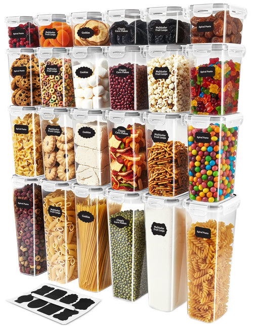 Airtight Food Storage Containers, 24 Pack