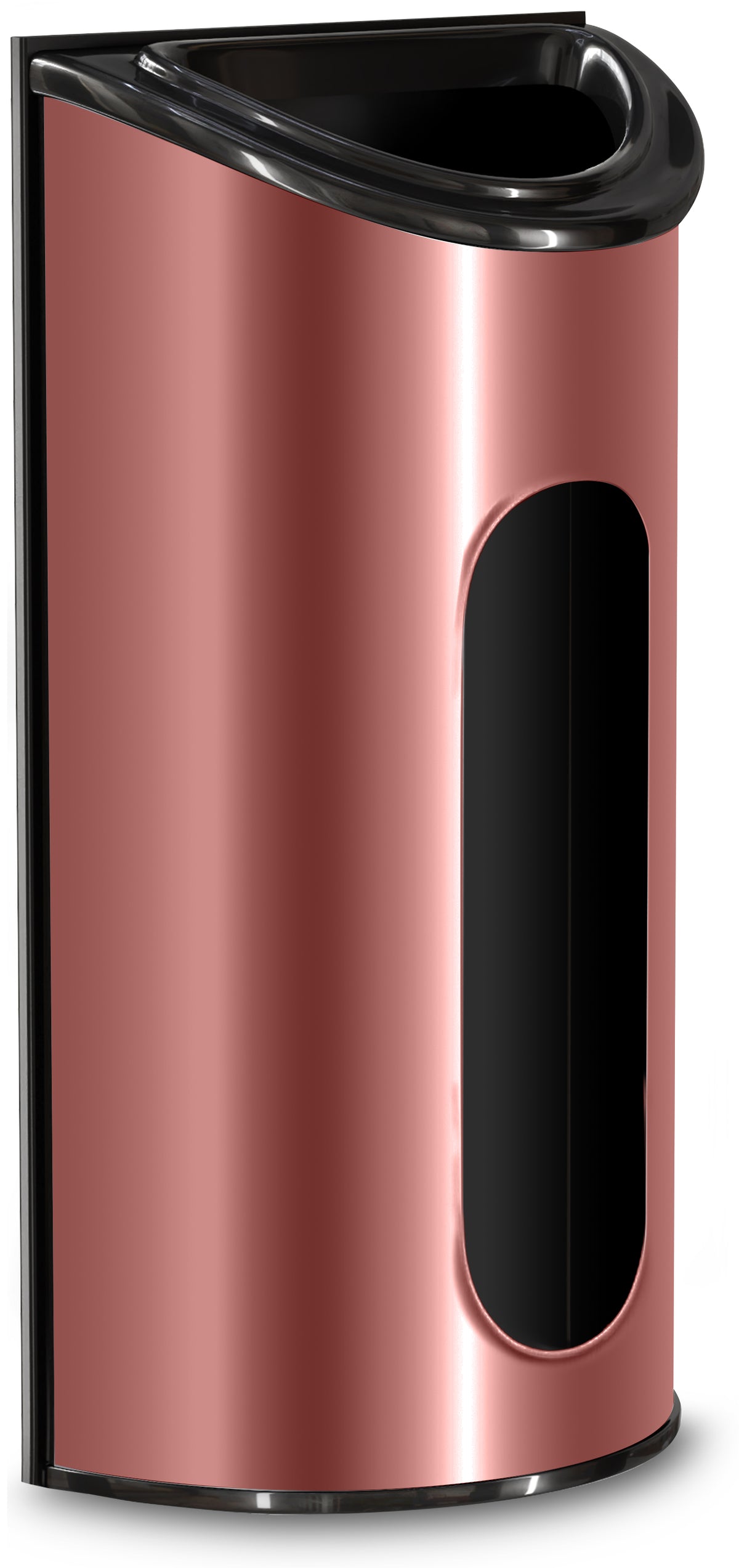 Wall-Mounted Grocery Bag Holder - Rose Gold